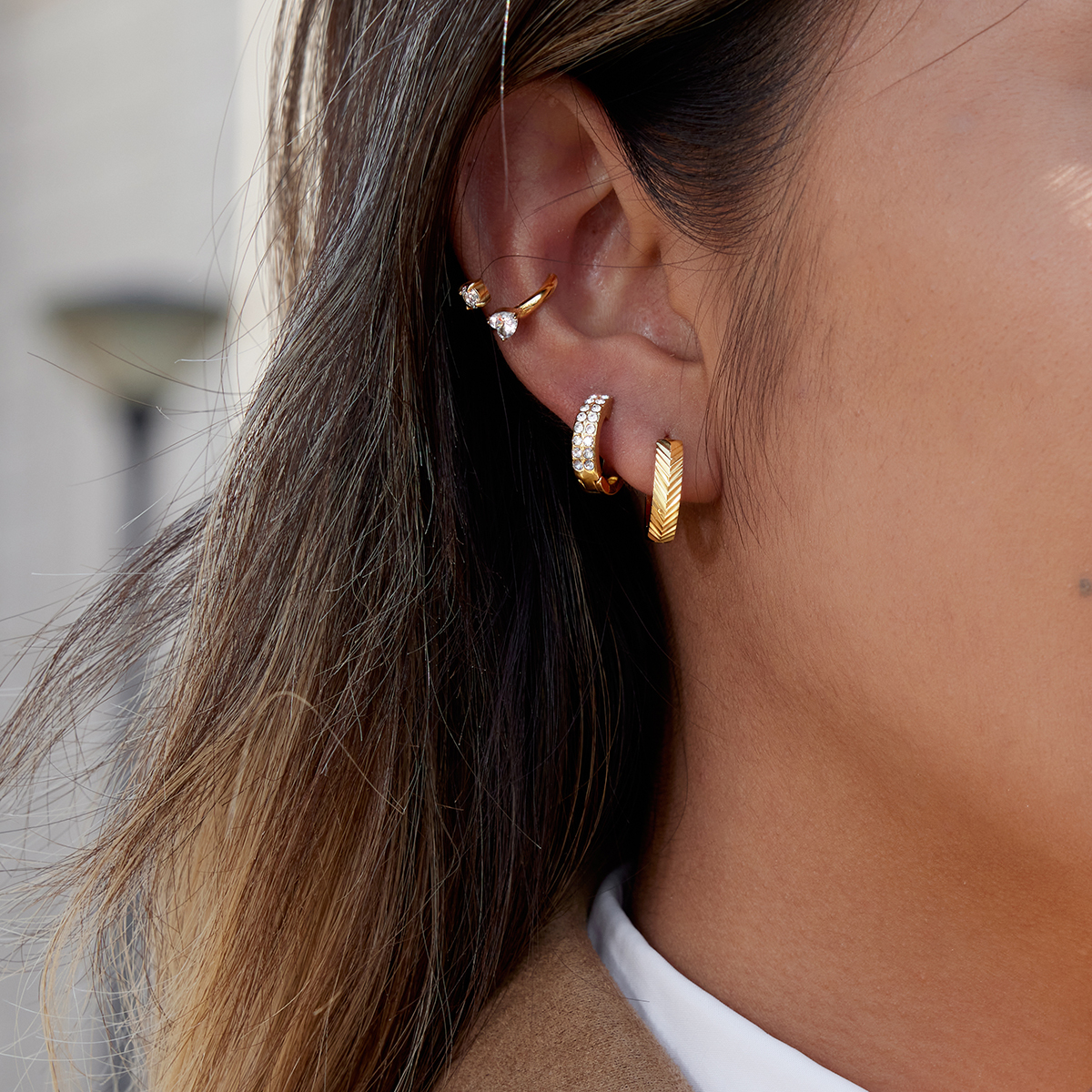 Céleste Earrings Béatrisse 18K Gold - 13