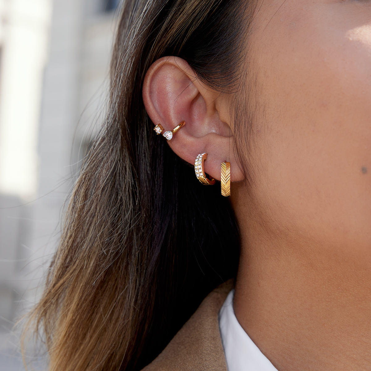 Céleste Earrings Béatrisse 18K Gold - 9