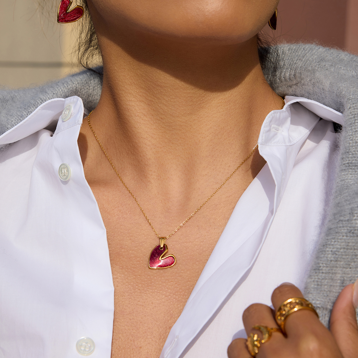 Céleste Necklace Gisellore 18K Gold - 6