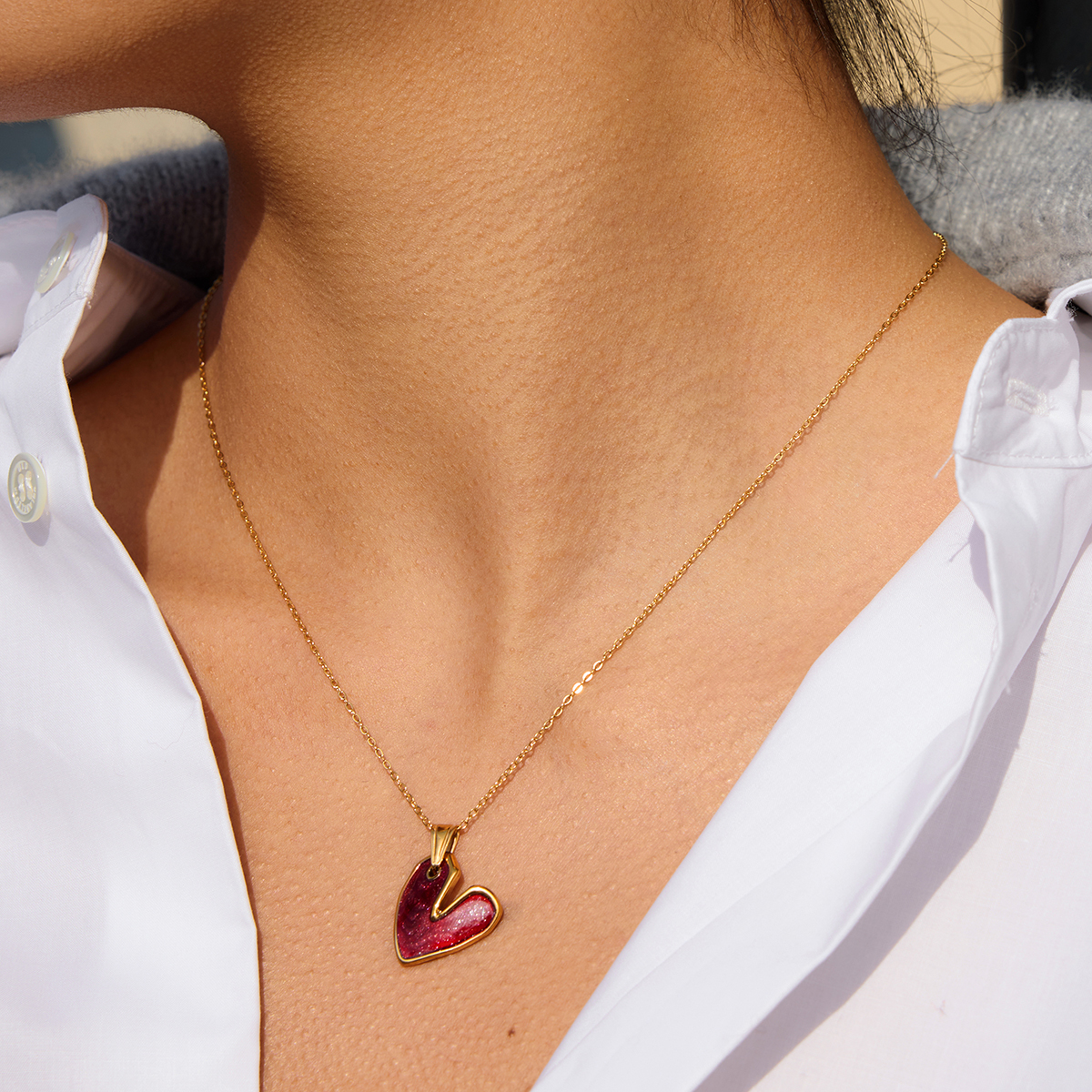 Céleste Necklace Gisellore 18K Gold - 8