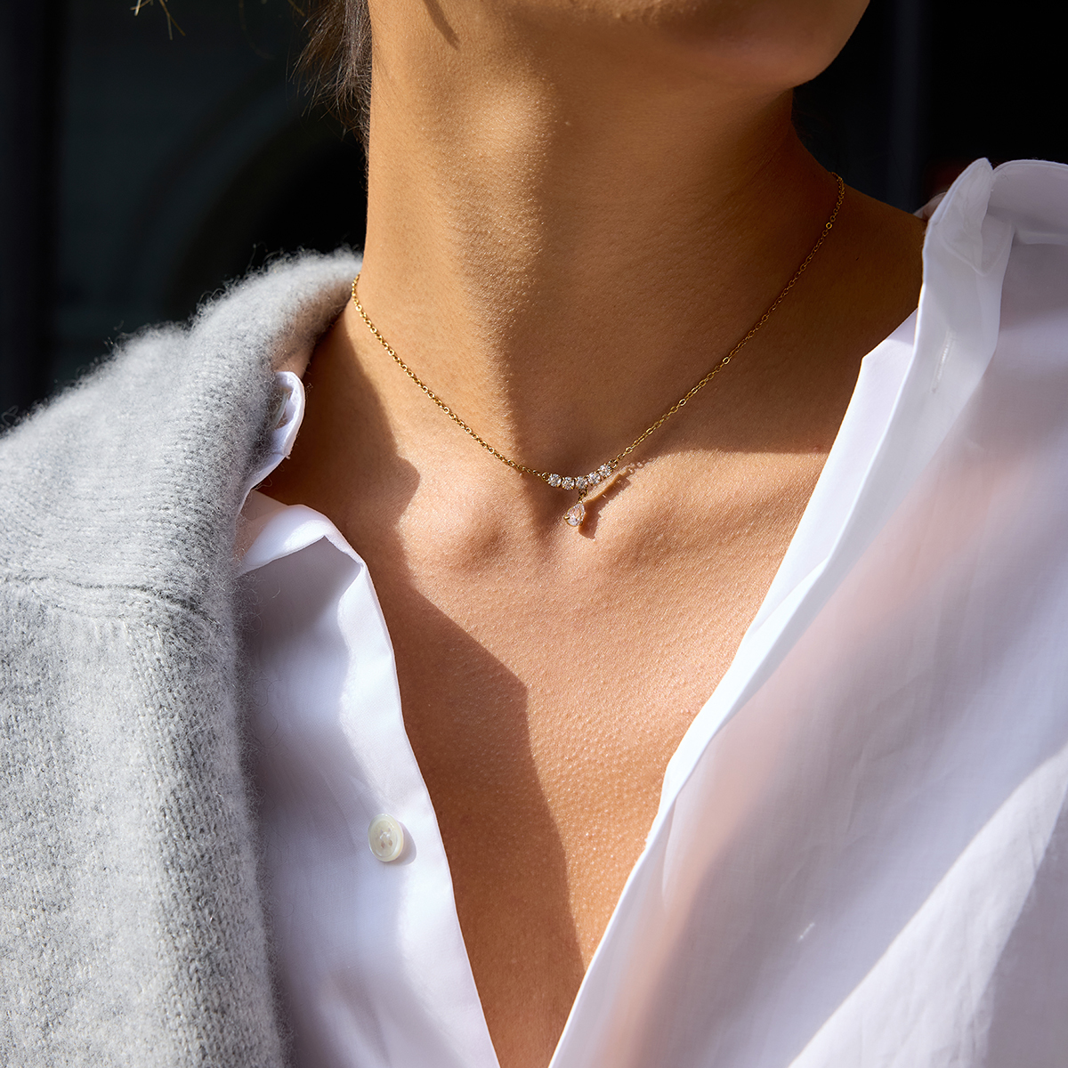 Céleste Necklace Hadrienne 18K Gold - 3