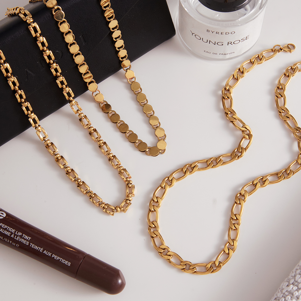 Céleste Necklace Ismeralde 18K Gold - 10