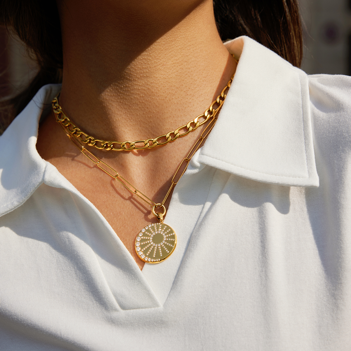 Céleste Necklace Jocelise 18K Gold - 4