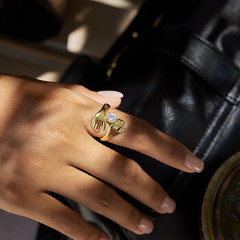 Céleste Ring Maximilienne 18K Gold