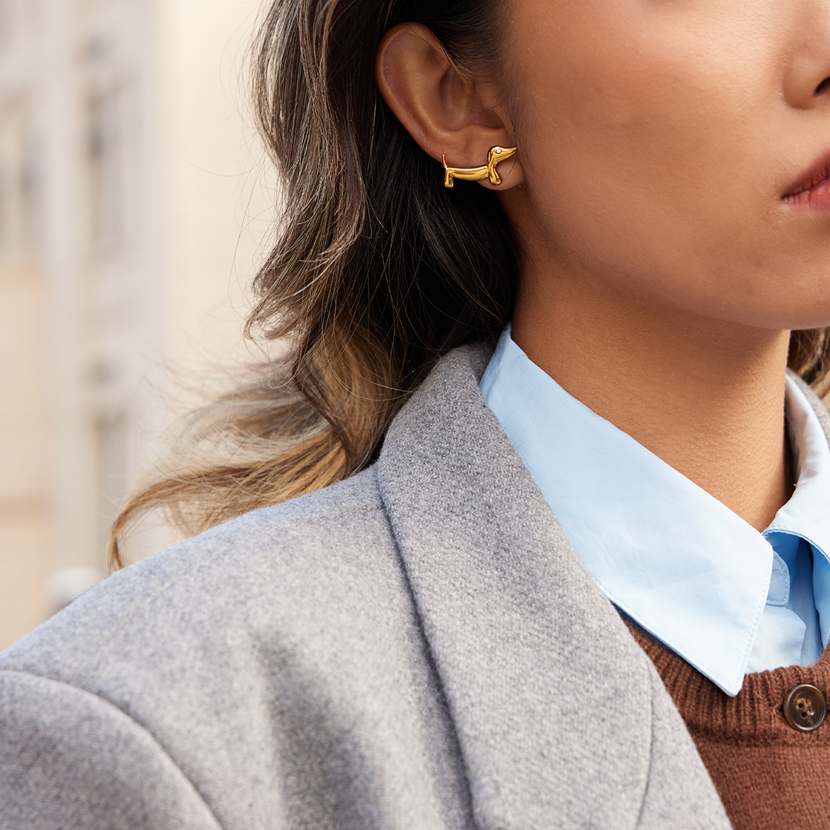 Céleste Earrings Nadélia 18K Gold - 7