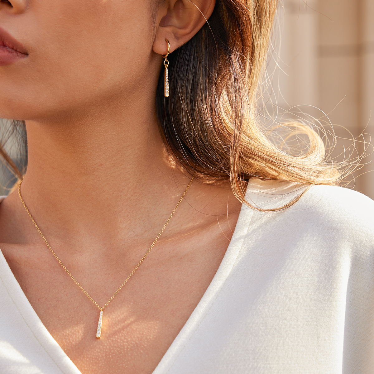 Céleste Earrings Ombeline 18K Gold - 9