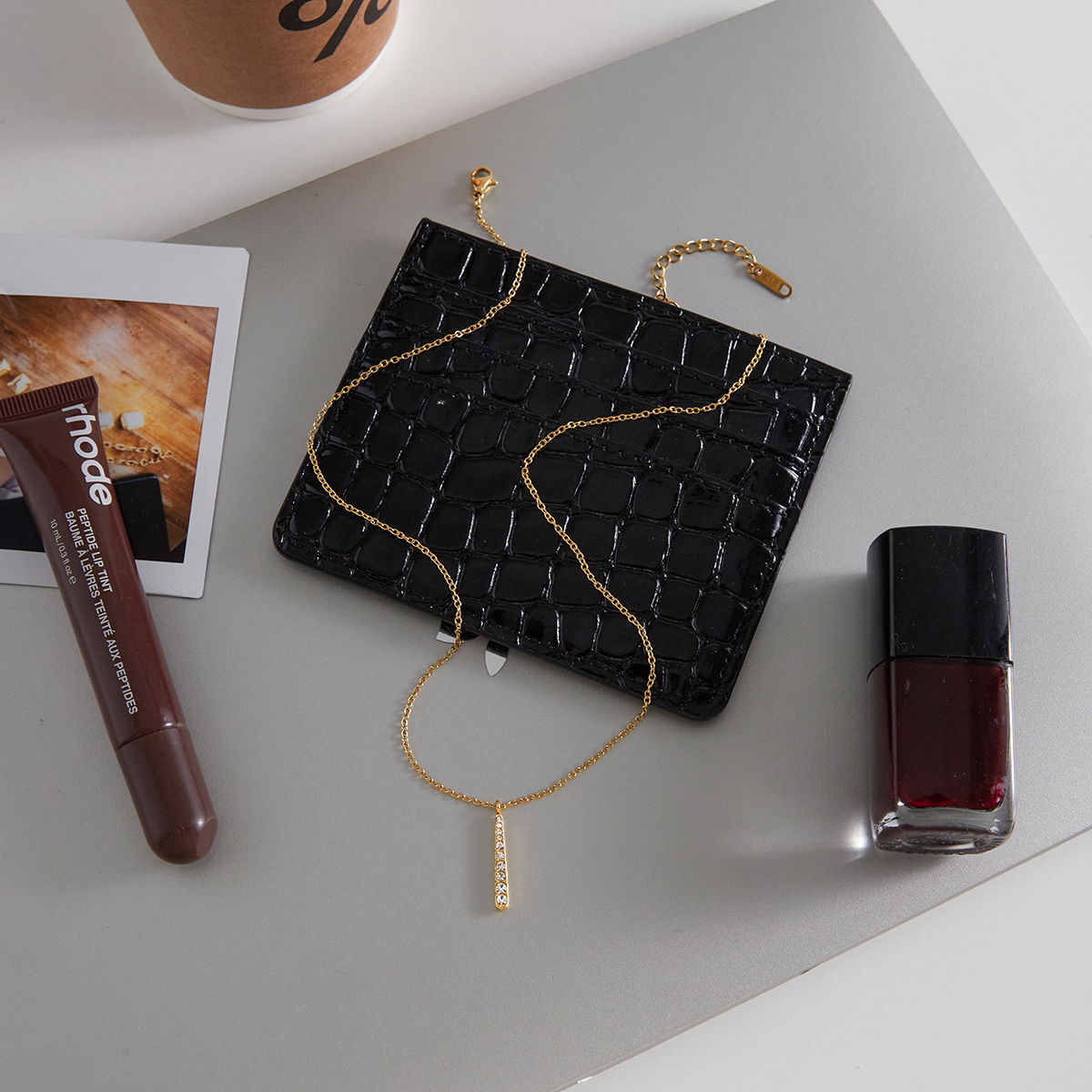 Céleste Necklace Pavline 18K Gold | Smycken | Klocktema