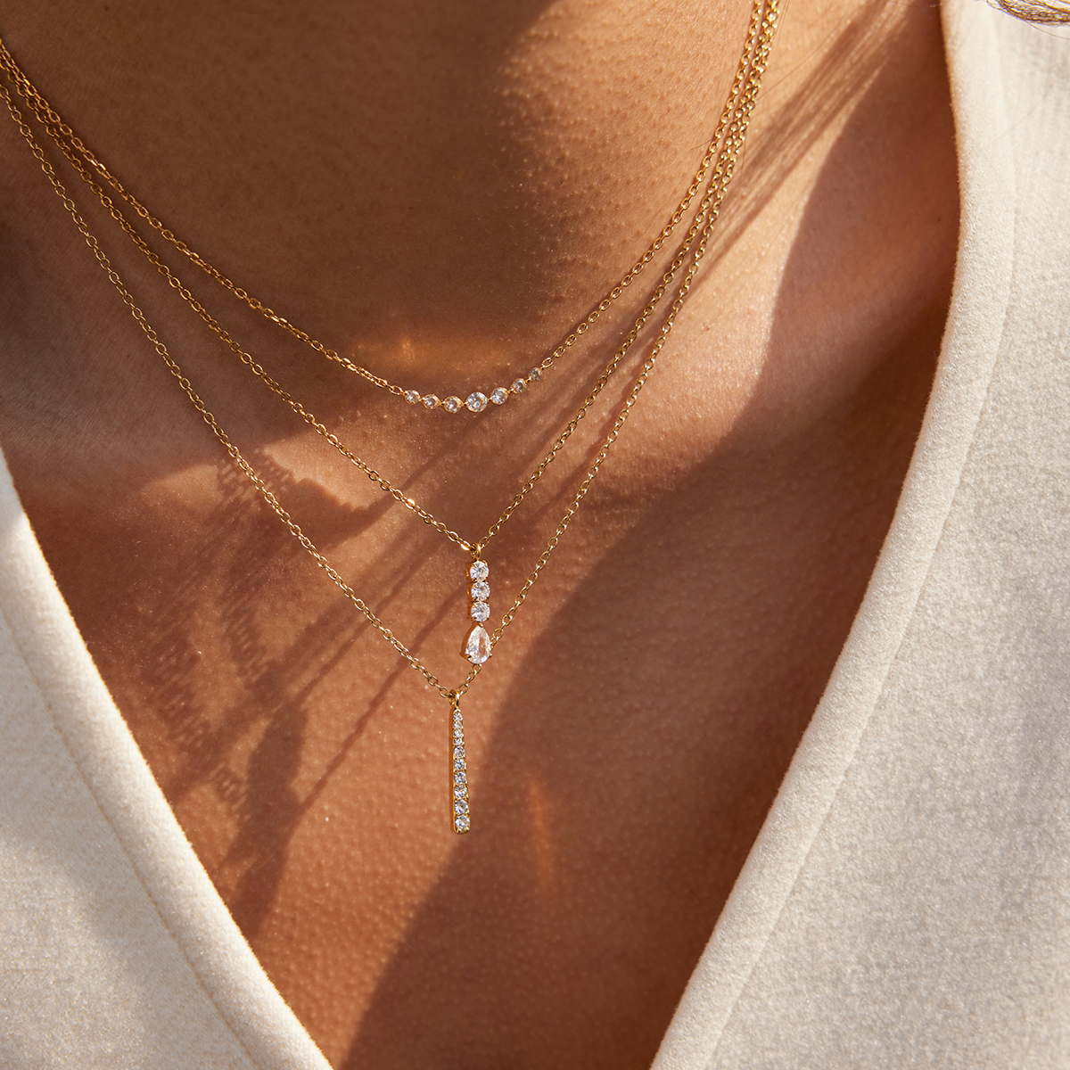 Céleste Necklace Pavline 18K Gold - 8