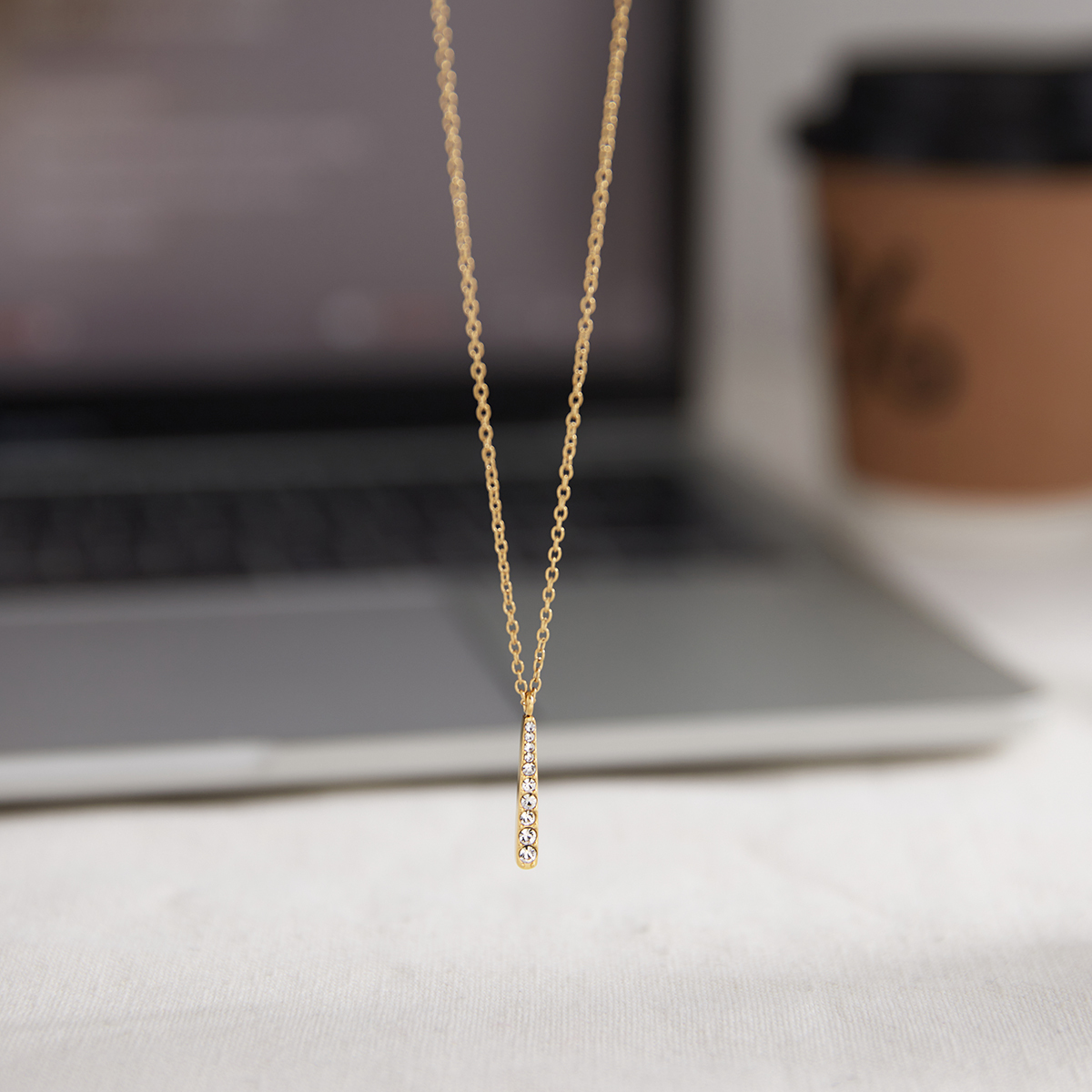 Céleste Necklace Pavline 18K Gold - 3