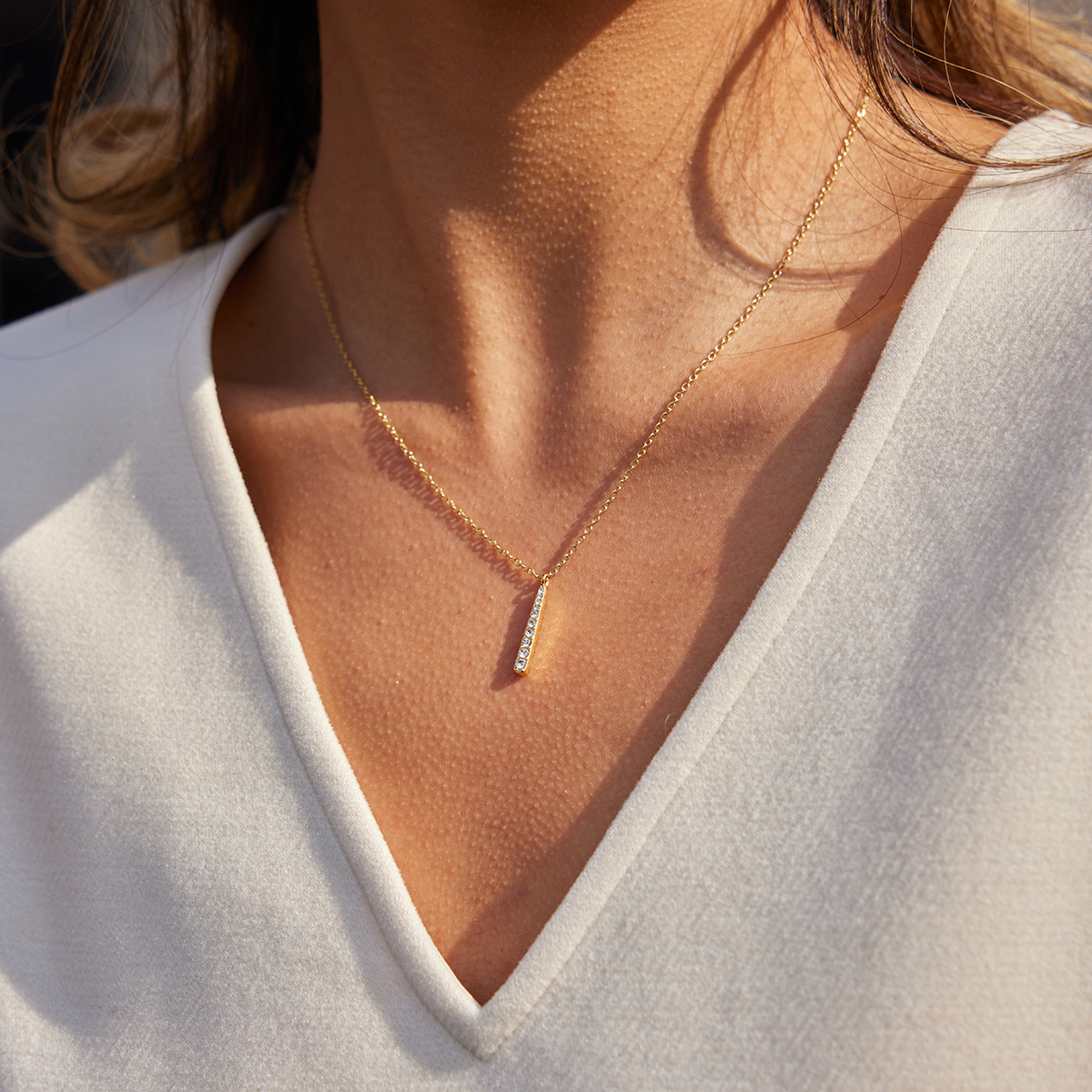 Céleste Necklace Pavline 18K Gold - 7