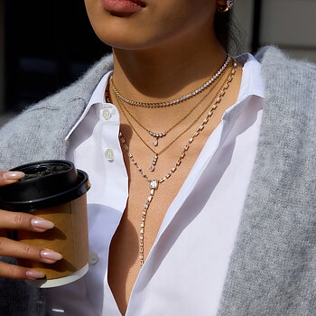 Céleste Necklace Quintillia 18K Gold