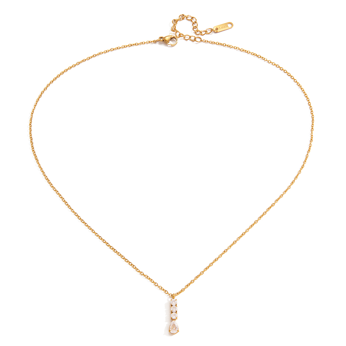 Céleste Necklace Quintillia 18K Gold - 5
