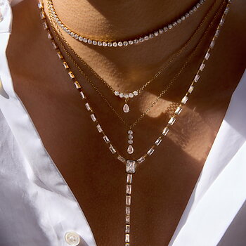 Céleste Necklace Quintillia 18K Gold