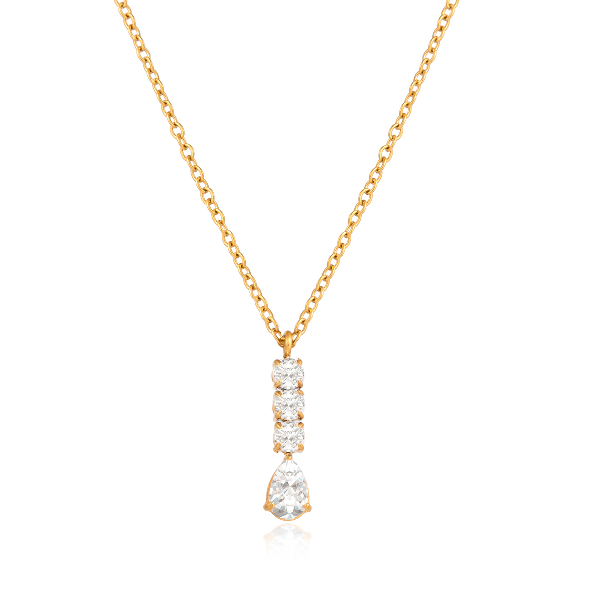 Céleste Necklace Quintillia 18K Gold - 4
