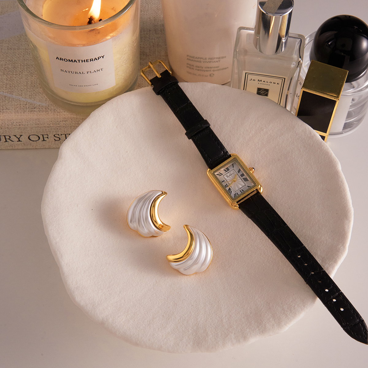 Céleste Earrings Tulliane 18K Gold | Smycken | Klocktema