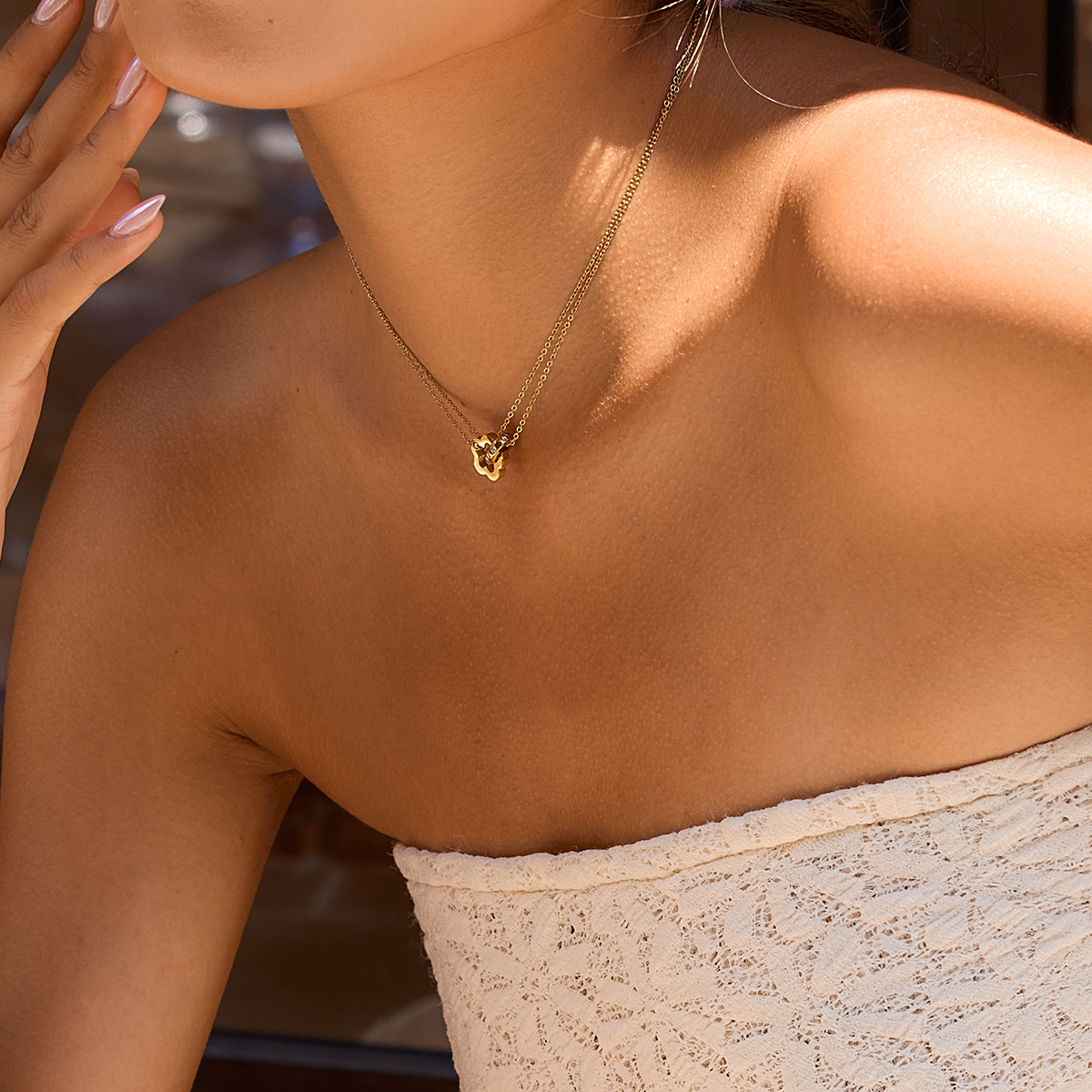 Céleste Necklace Gabriella-Rose 18K Gold - 4