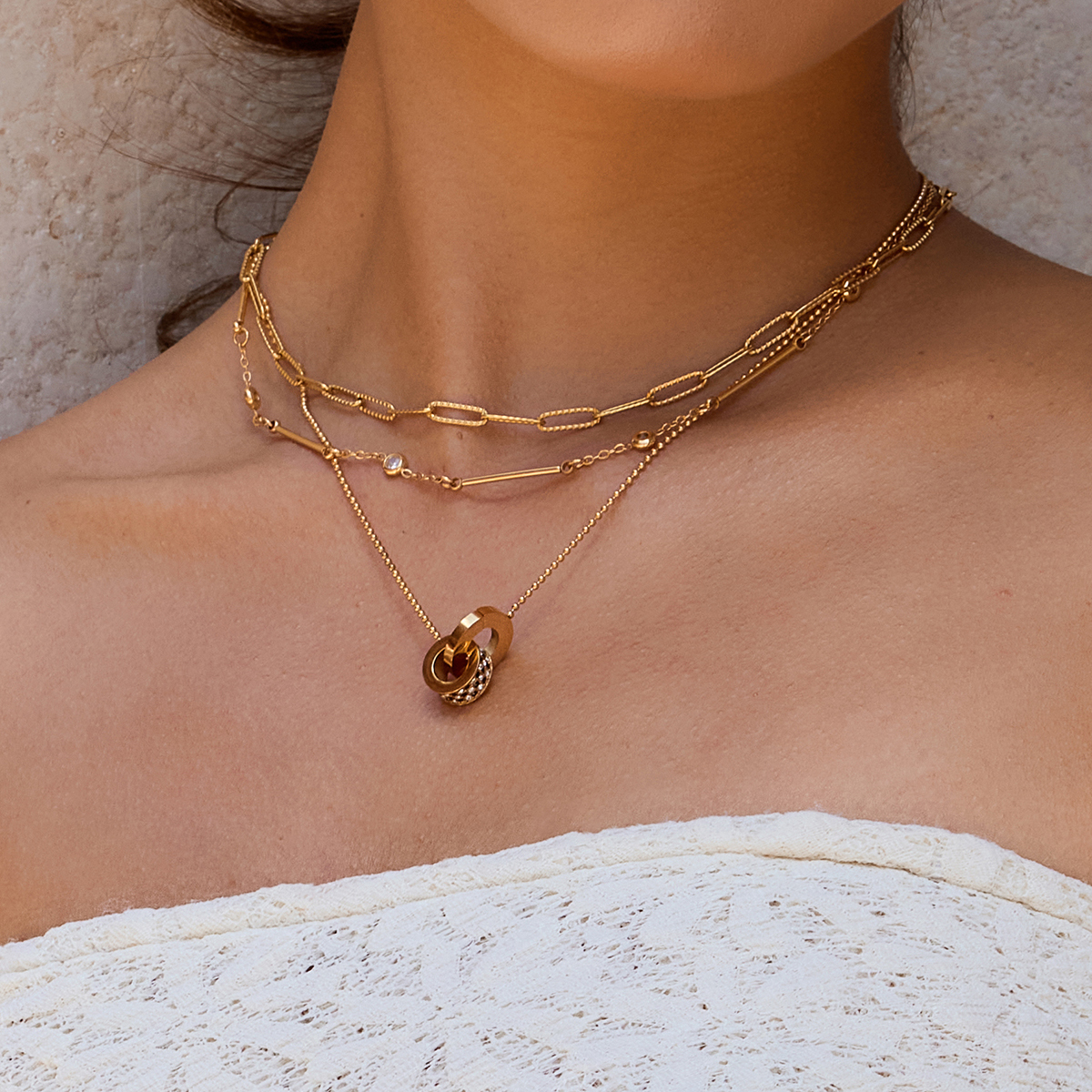 Céleste Necklace Clementina 18K Gold - 9