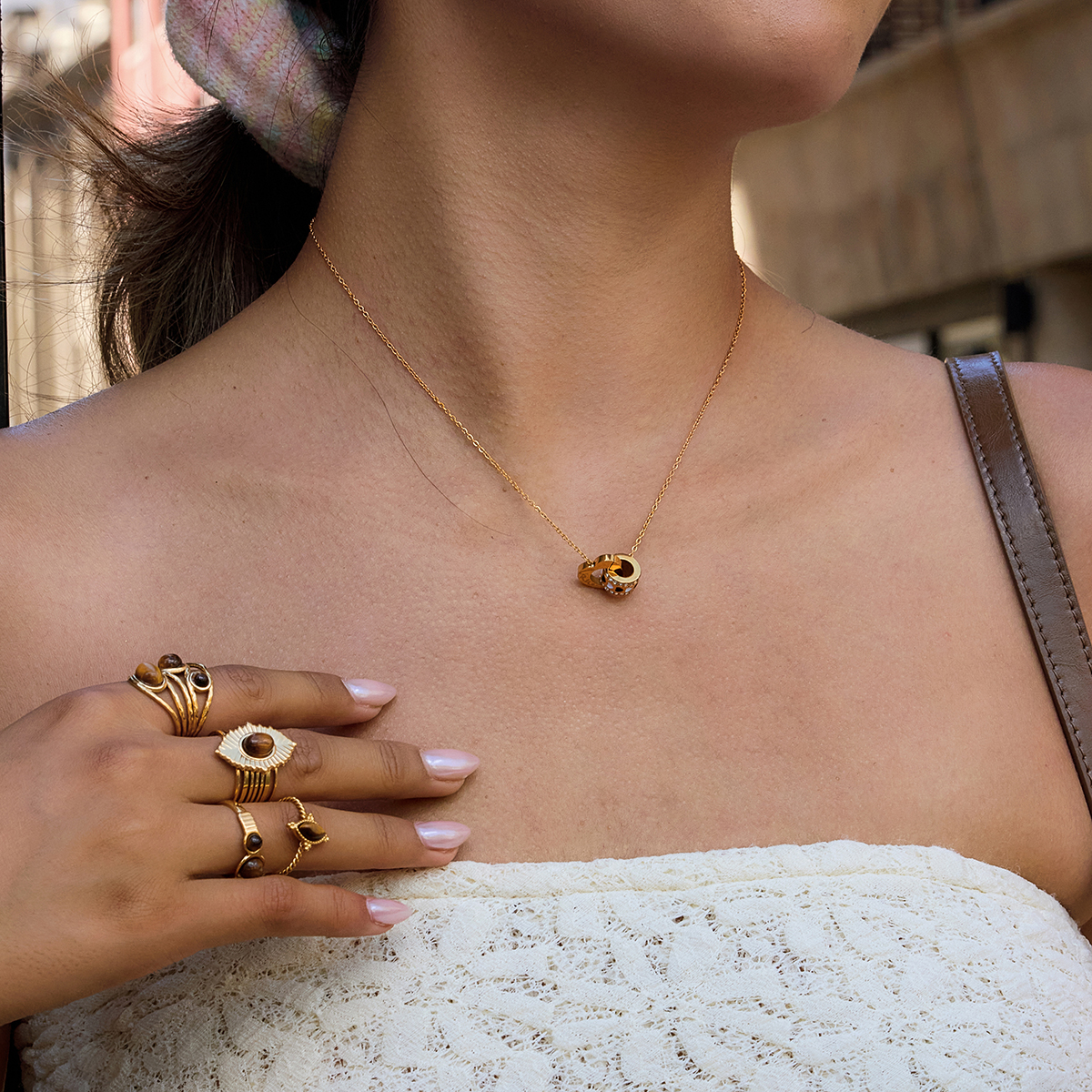 Céleste Necklace Eleonore 18K Gold - 7