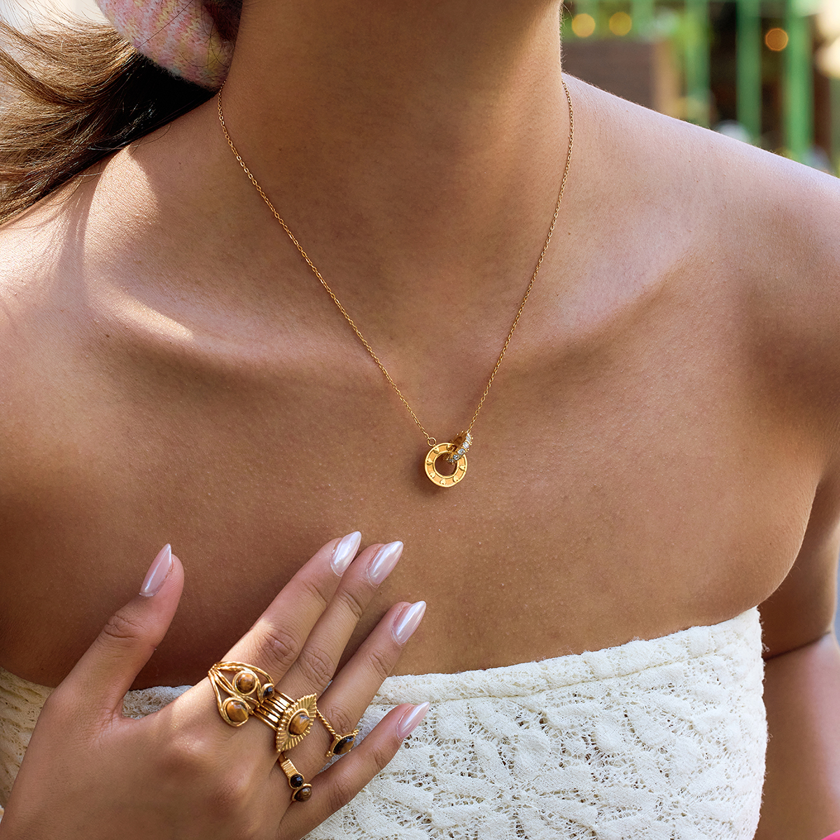 Céleste Necklace Vespera 18K Gold - 5