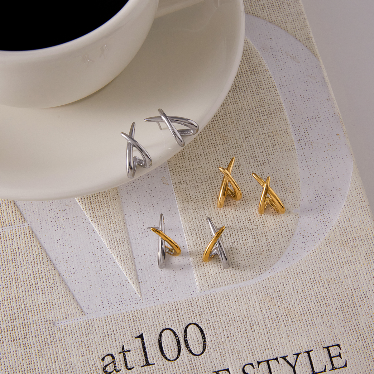 Céleste Earrings Zéphyrelle 18K Gold - 5