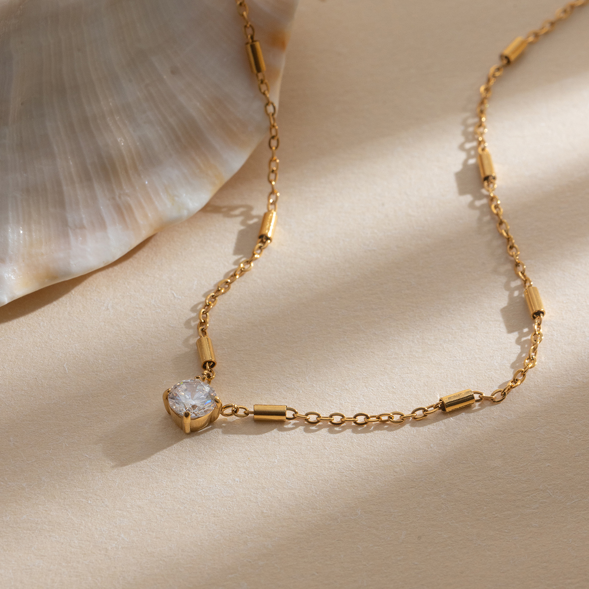 Céleste Necklace Cassiopée-Rose 18K Gold - 6