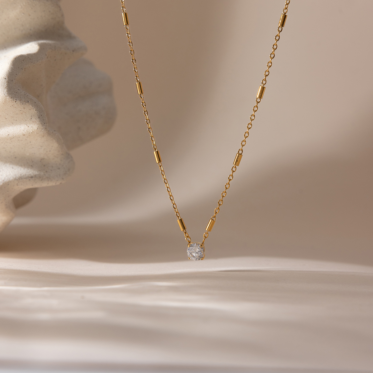 Céleste Necklace Cassiopée-Rose 18K Gold | Smycken | Klocktema