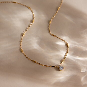 Céleste Necklace Cassiopée-Rose 18K Gold