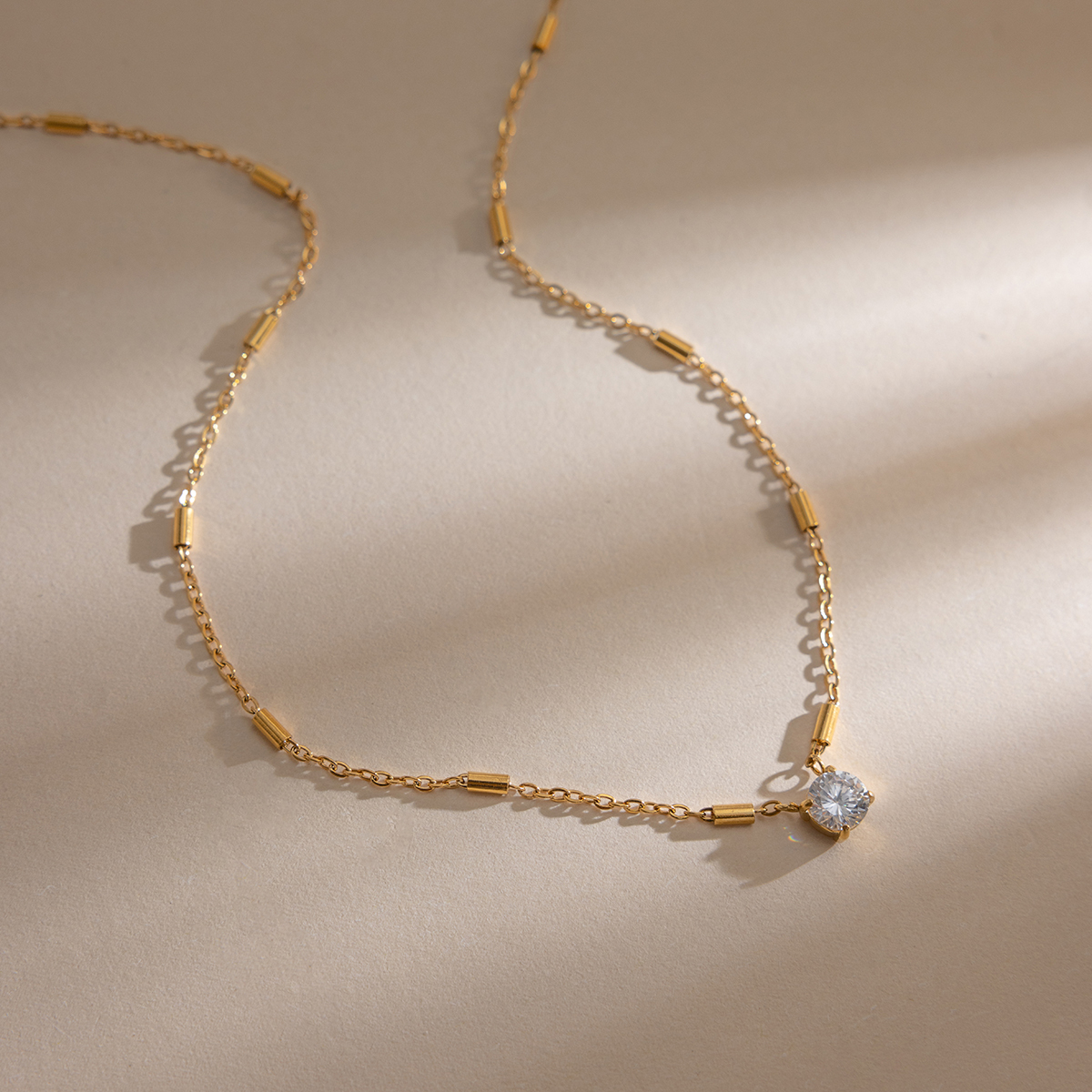 Céleste Necklace Cassiopée-Rose 18K Gold - 3