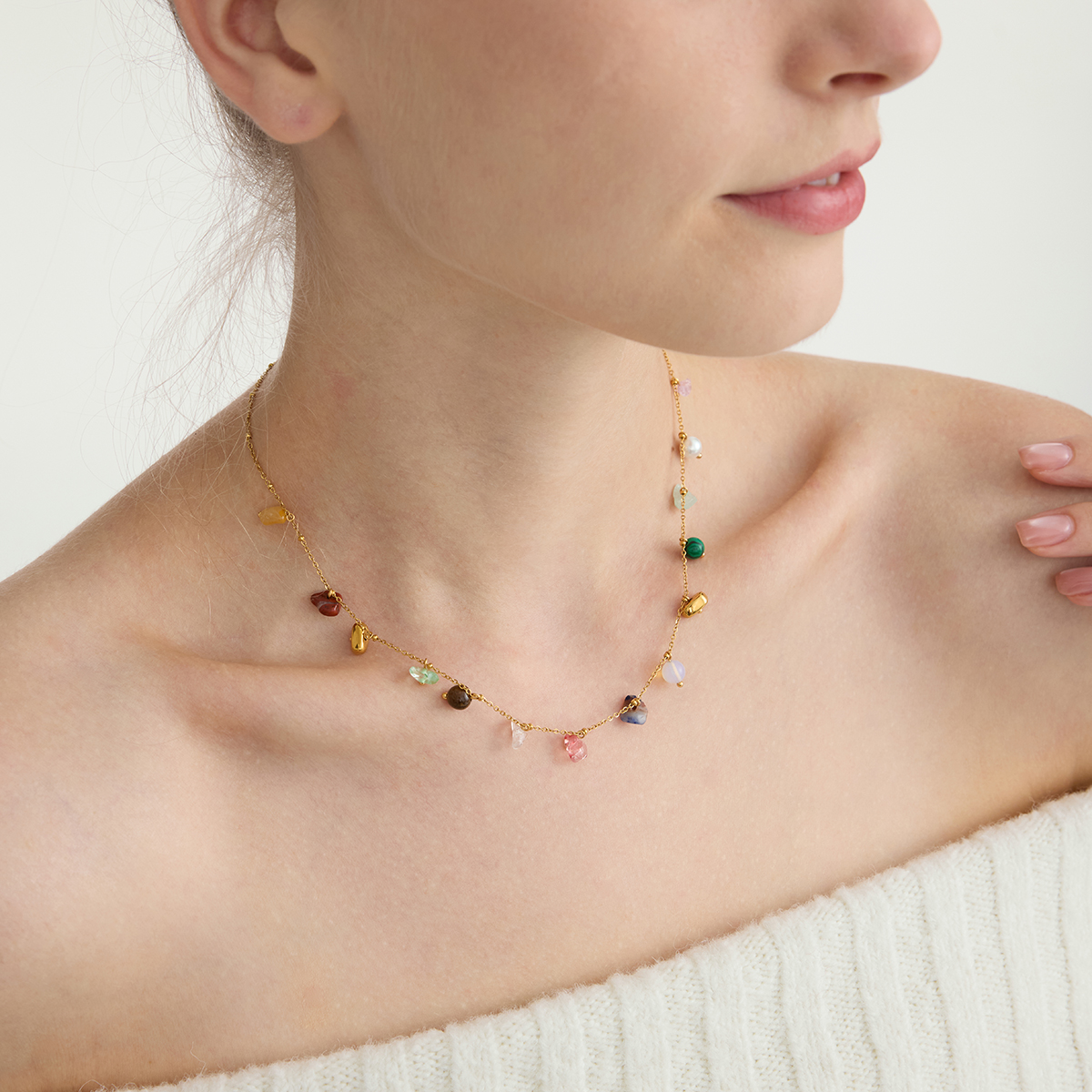 Céleste Necklace Isangelica 18K Gold - 3