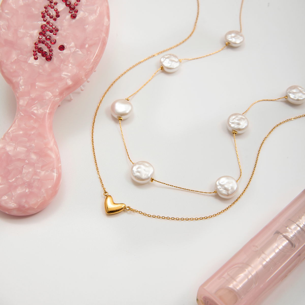 Céleste Necklace Rosamée 18K Gold - 6