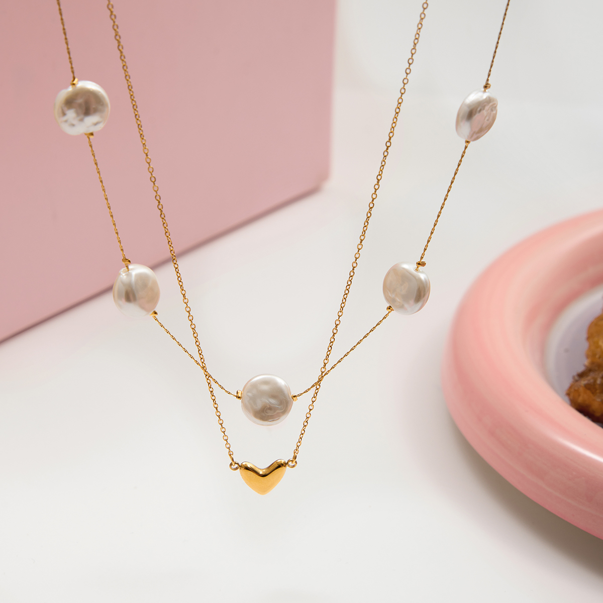 Céleste Necklace Rosamée 18K Gold - 4
