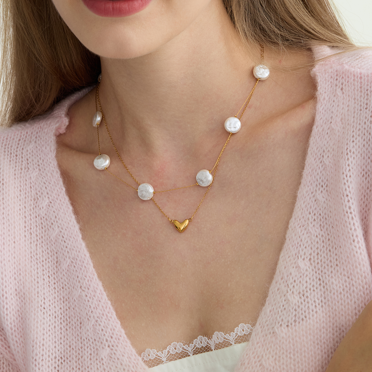 Céleste Necklace Rosamée 18K Gold - 10
