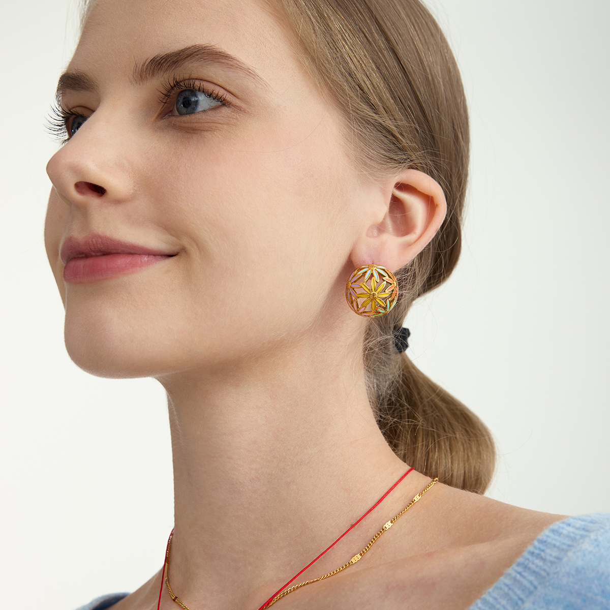 Céleste Earrings Ophéliane 18K Gold - 9