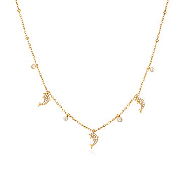 Céleste Necklace Justeline 18K Gold