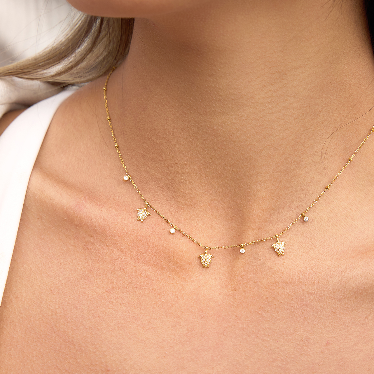 Céleste Necklace Koralie 18K Gold - 4