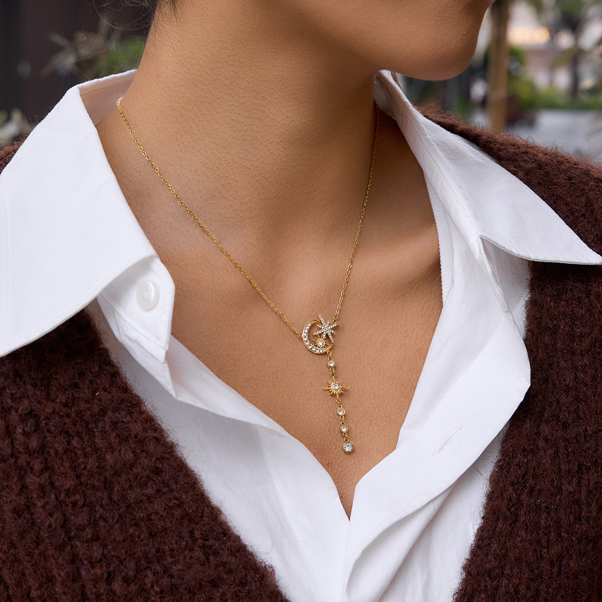 Céleste Necklace Placidine 18K Gold - 4