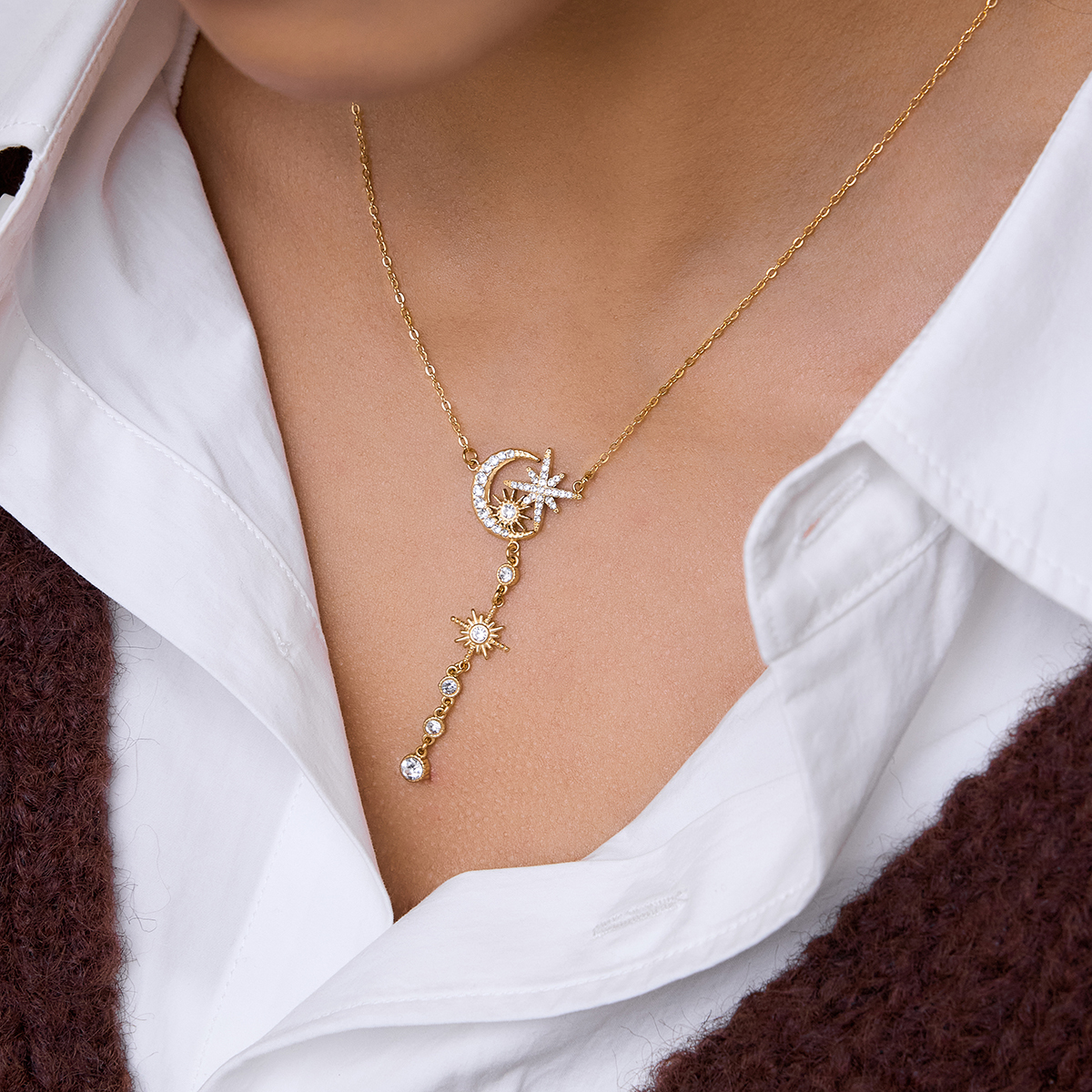 Céleste Necklace Placidine 18K Gold - 6