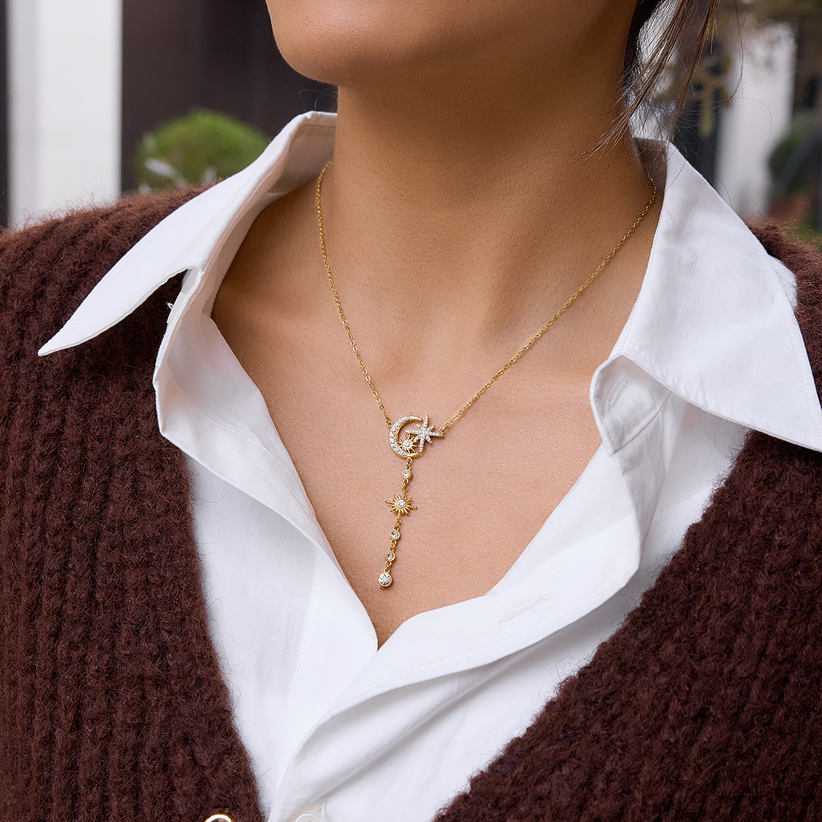 Céleste Necklace Placidine 18K Gold - 7