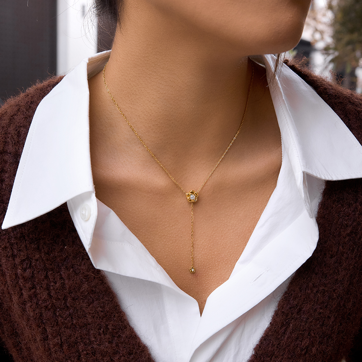 Céleste Necklace Réginelle 18K Gold - 11