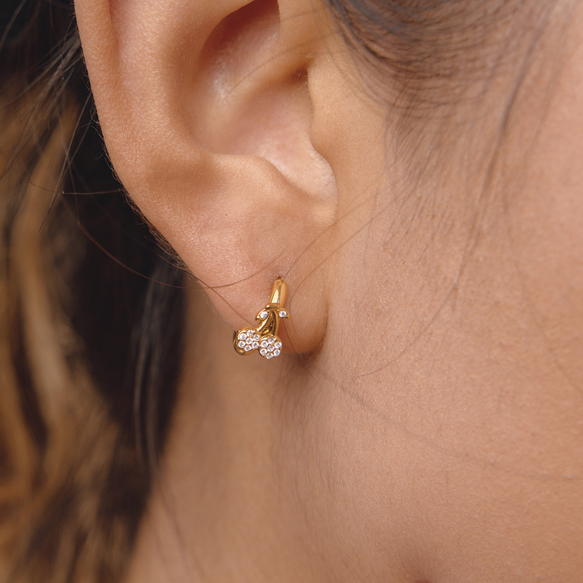 Céleste Earrings Solenza 18K Gold - 7