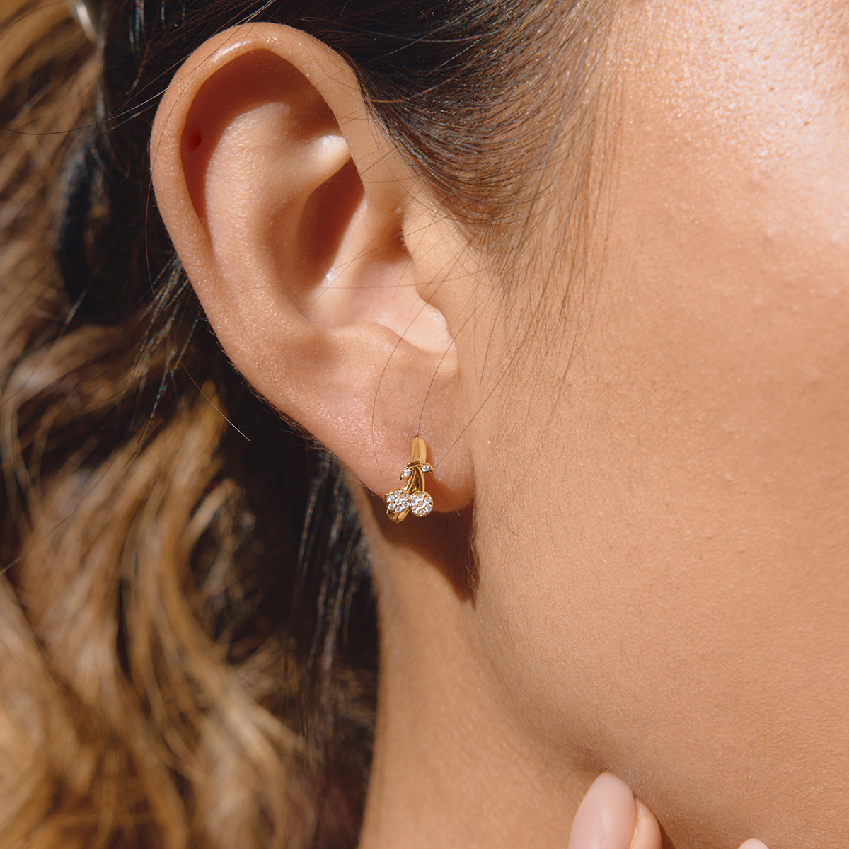 Céleste Earrings Solenza 18K Gold - 5