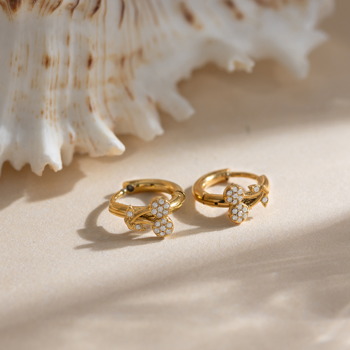 Céleste Earrings Solenza 18K Gold - 3