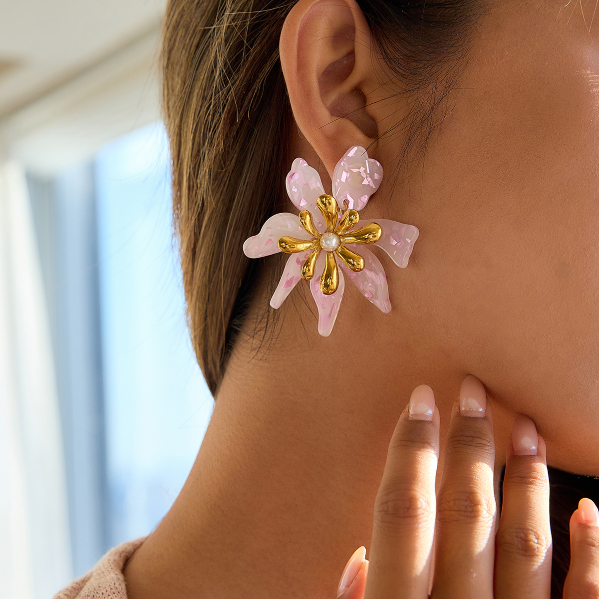 Céleste Earrings Théodoline 18K Gold - 8