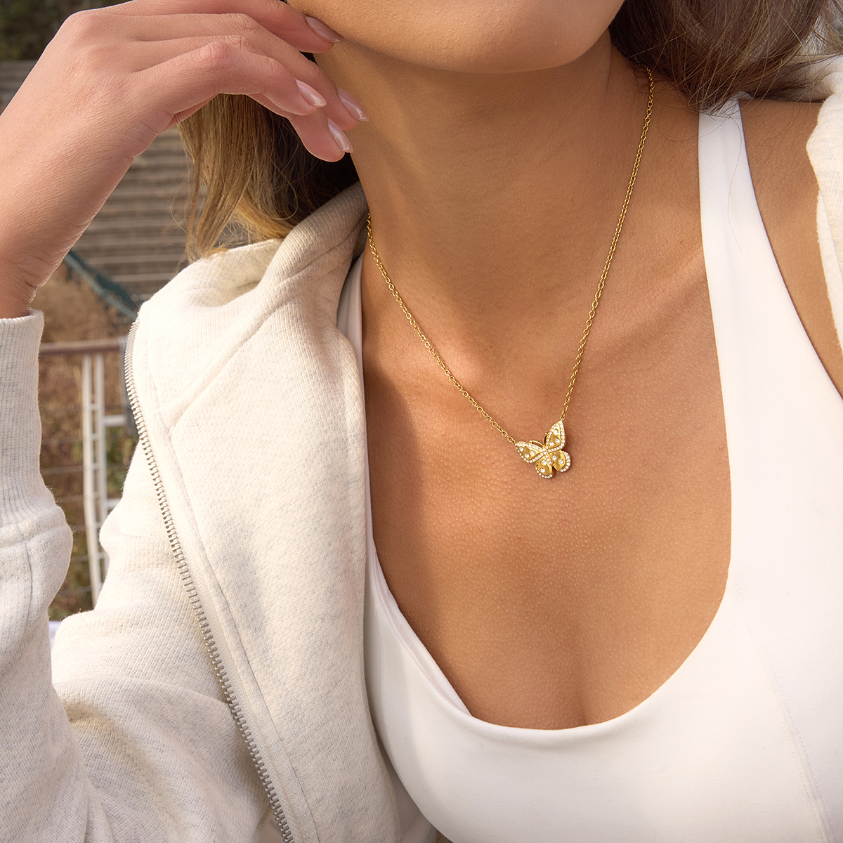 Céleste Necklace Xavérise 18K Gold - 10