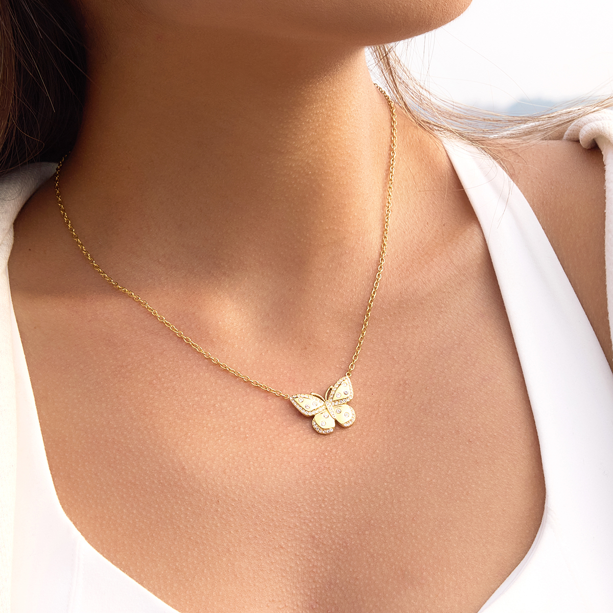 Céleste Necklace Xavérise 18K Gold - 8