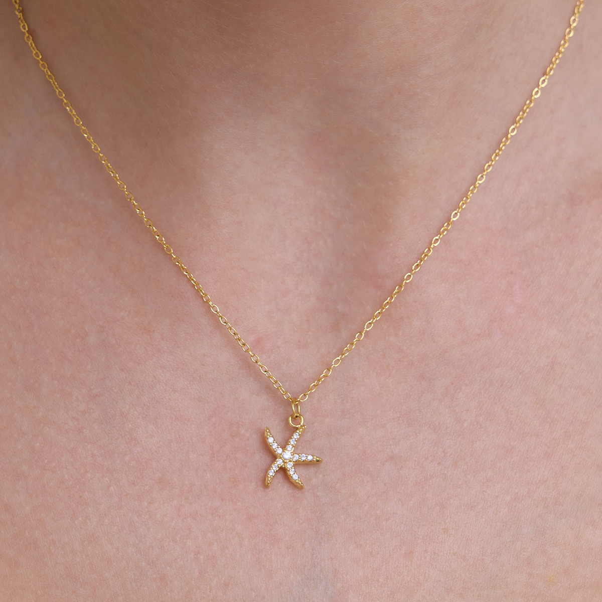 Céleste Necklace Zénorine 18K Gold - 4
