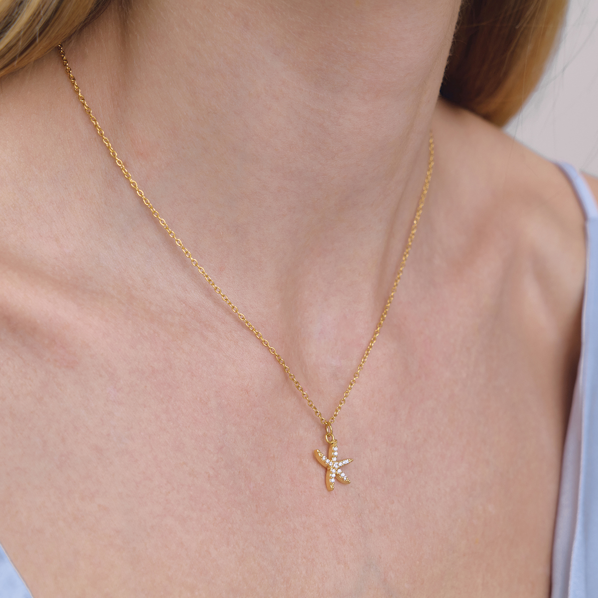 Céleste Necklace Zénorine 18K Gold - 3