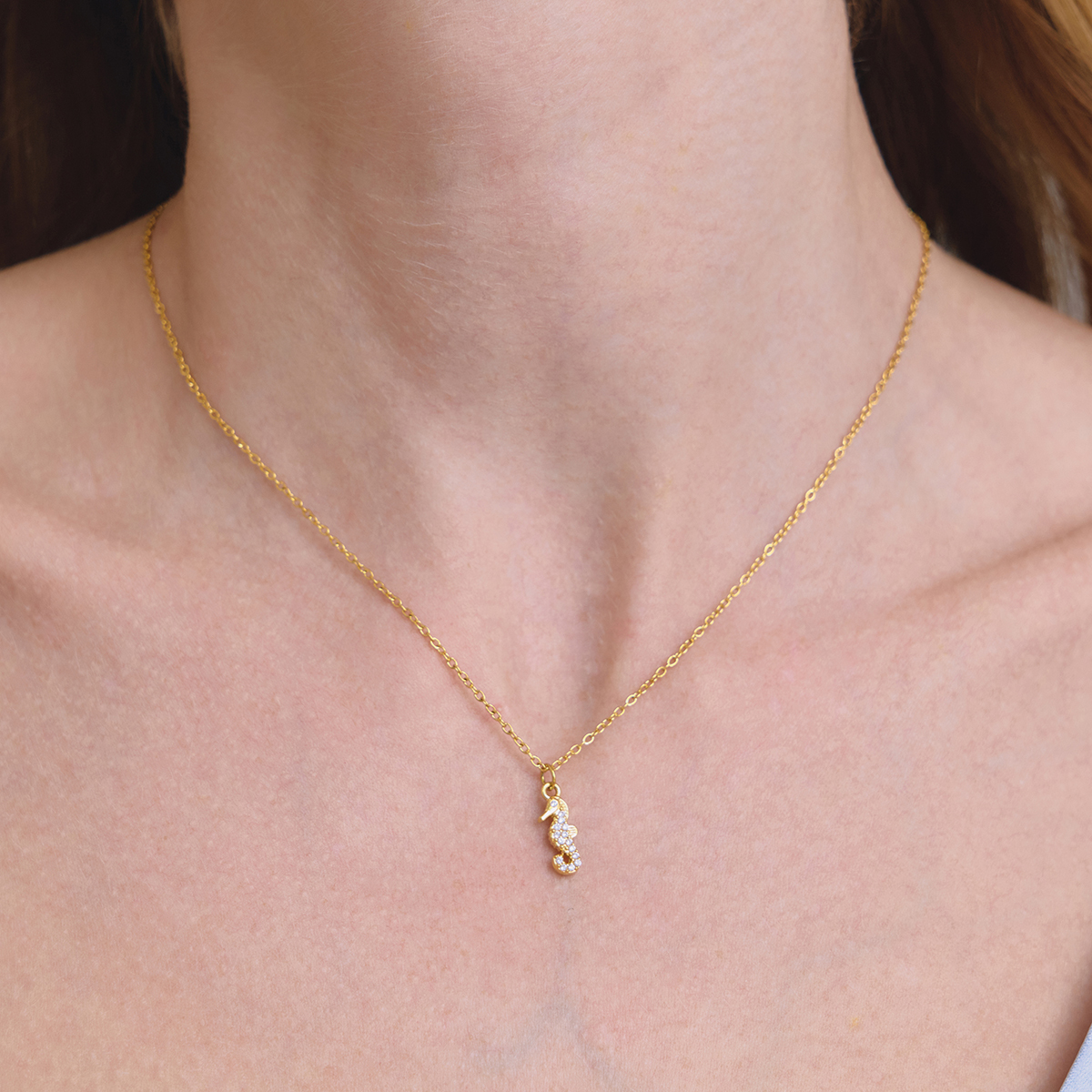Céleste Necklace Drusilline 18K Gold - 5