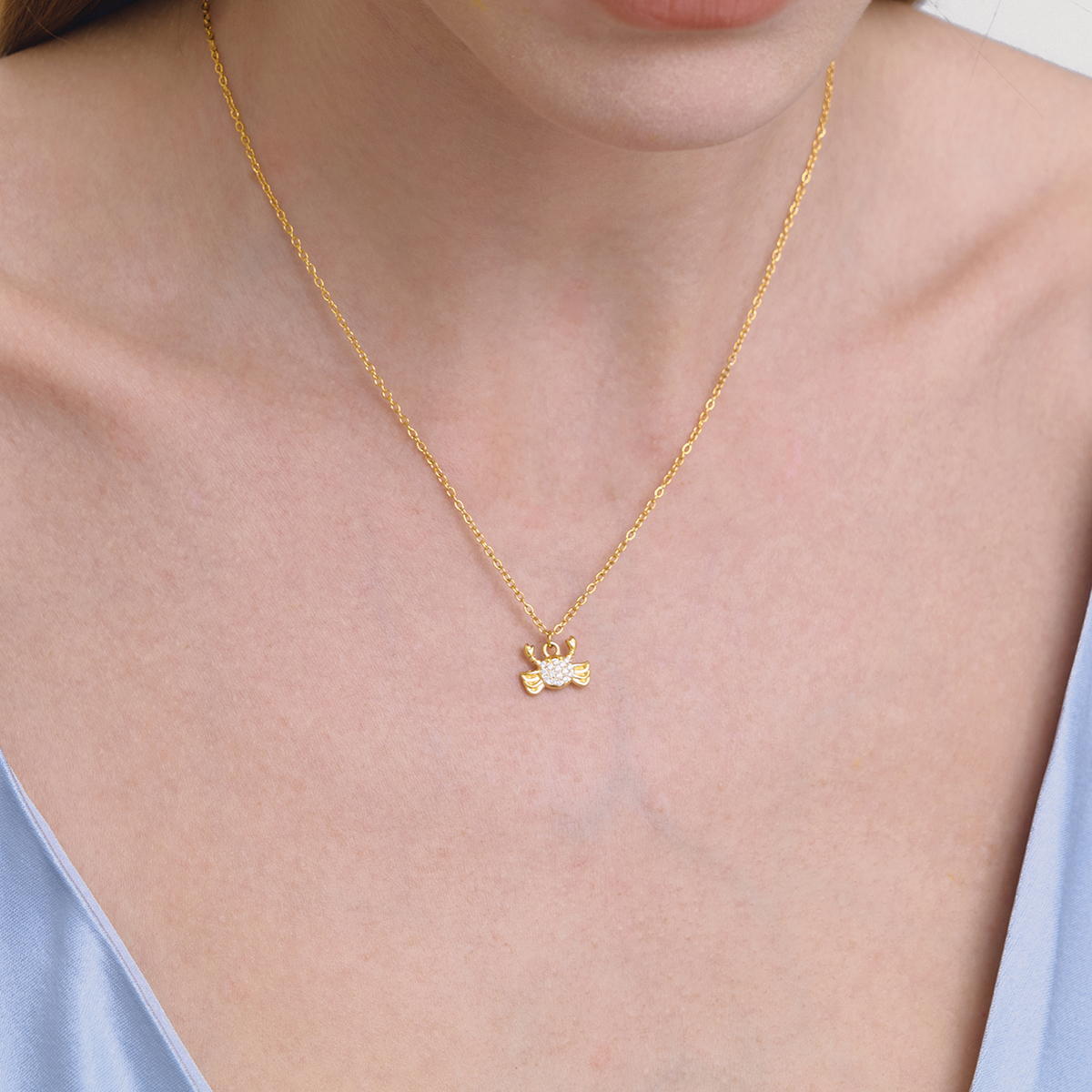 Céleste Necklace Esméraline 18K Gold - 5