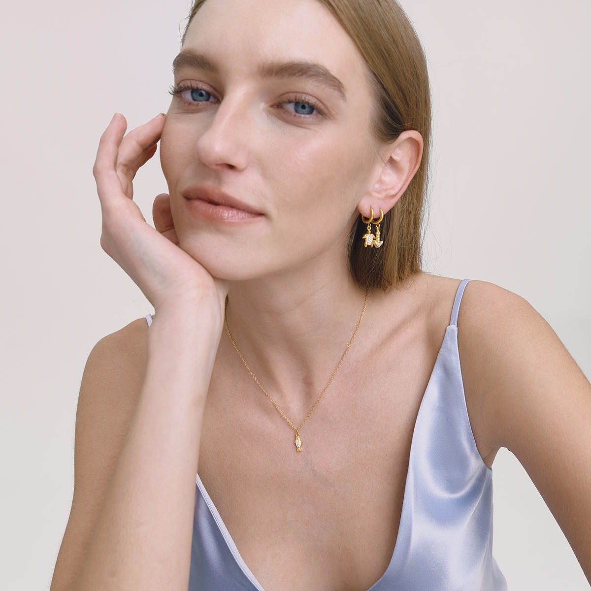 Céleste Earrings Jasérine 18K Gold - 6